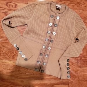 Karen Millen cream knit top